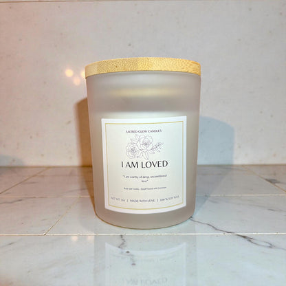 I Am Loved - Rose and Vanilla Candle scent