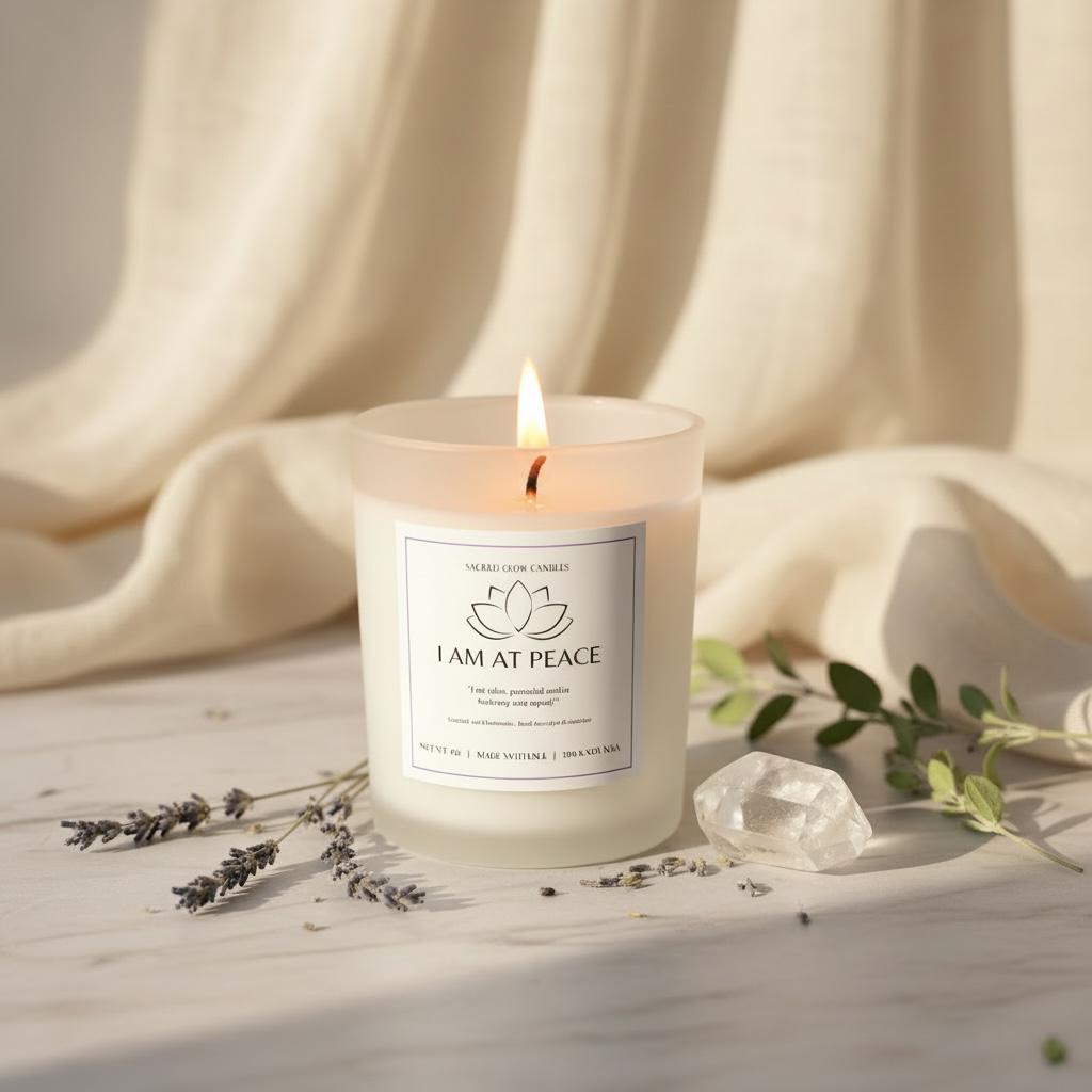 I Am at Peace - Lavender and Chamomile Candle
