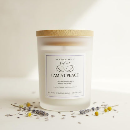 I Am at Peace - Lavender and Chamomile Candle