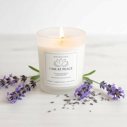 I Am at Peace - Lavender and Chamomile Candle