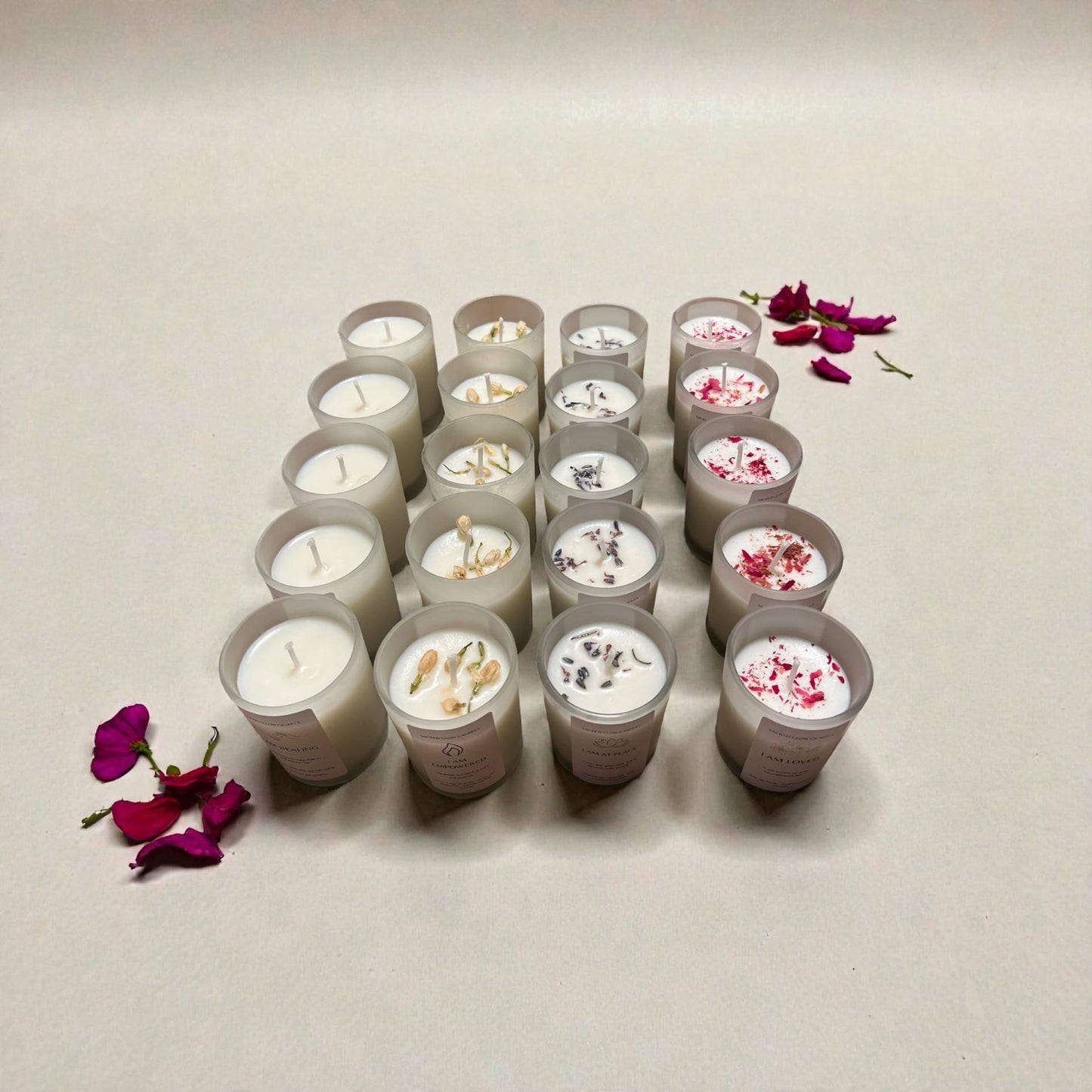 Mini Intention Candle Set: Love, Peace, Healing & Empowerment