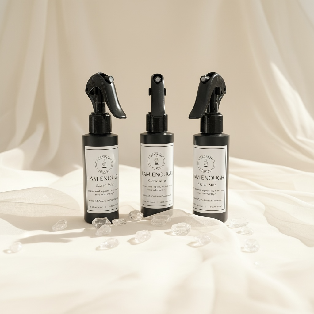 I am enough sacred mist: Whiteoak, vanilla and sandal wood scents