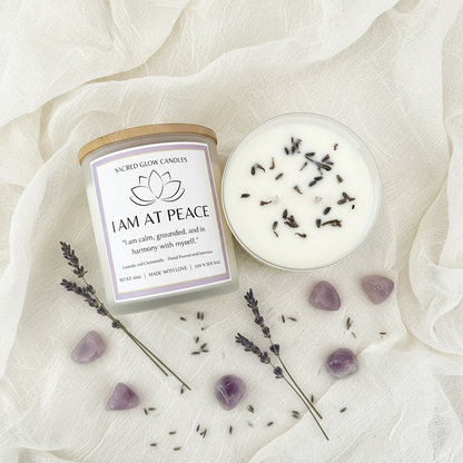 I Am at Peace - Lavender and Chamomile Candle
